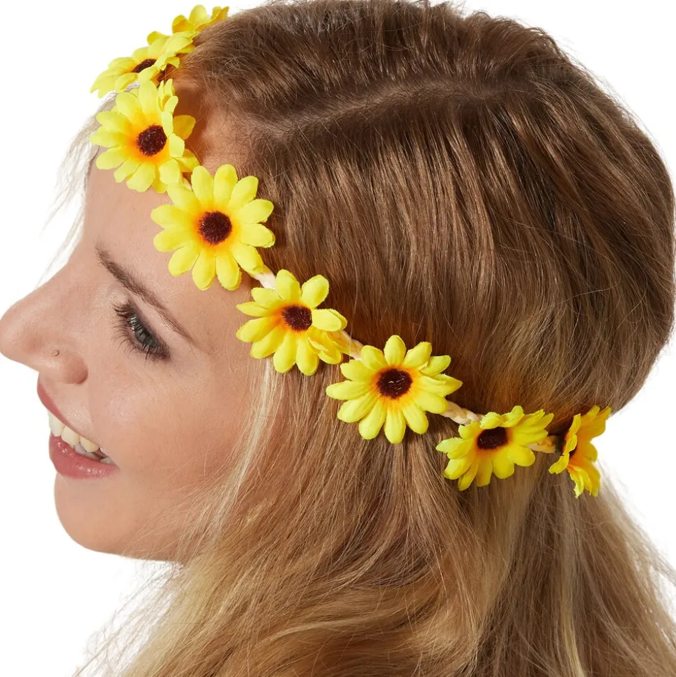 tectake® Damenkostüm Hippie Weste und Hose