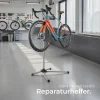 tectake® Fahrradmontageständer, für alle gängigen Modelle, lackschonend, inklusive Werkzeugablage mit Montageschlüssel