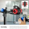 tectake® Fahrradmontageständer, klappbar, für alle gängigen Modelle, lackschonend, inklusive Werkzeugablage