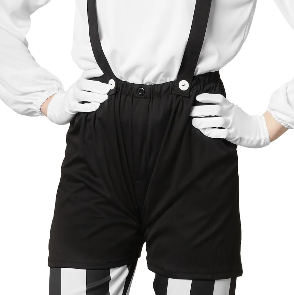 tectake® Frauenkostüm Clown schwarz-weiß