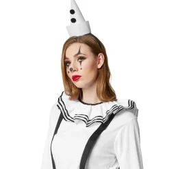 tectake® Frauenkostüm Clown schwarz-weiß
