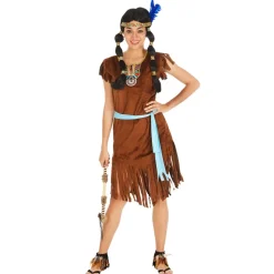 tectake® Frauenkostüm Indianerin Phoenix