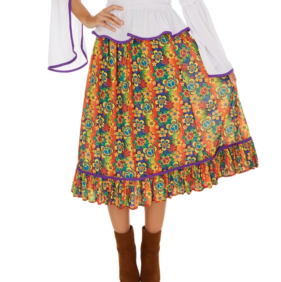 tectake® Frauenkostüm Lady Love & Peace