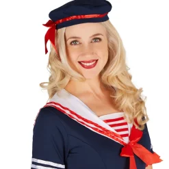 tectake® Frauenkostüm Marine-Lady