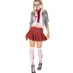 tectake® Frauenkostüm sexy Zombie