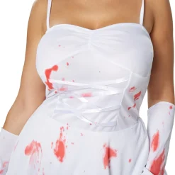 tectake® Frauenkostüm Sexy Zombiebraut