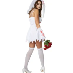 tectake® Frauenkostüm Sexy Zombiebraut