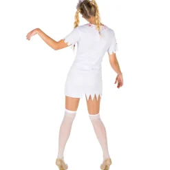 tectake® Frauenkostüm sexy Zombie Krankenschwester