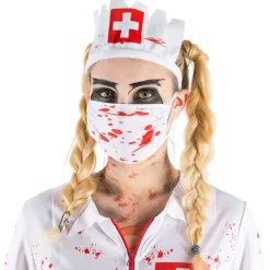tectake® Frauenkostüm sexy Zombie Krankenschwester