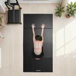 tectake® Gymnastikmatte, klappbar und erweiterbar, hautfreundlich und pflegeleicht, 240 x 120 x 5 cm