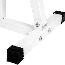 tectake® Hantelbank, Sitz 4-fach verstellbar, gepolstert mit Kunstlederbezug, 120 x 47 x 114 cm