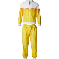 tectake® Herrenkostüm Bier Jogginganzug