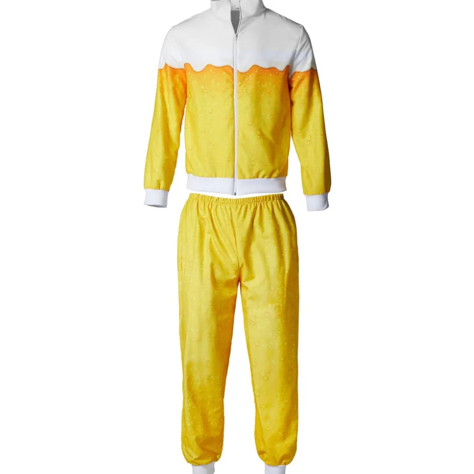 tectake® Herrenkostüm Bier Jogginganzug