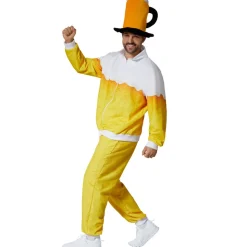tectake® Herrenkostüm Bier Jogginganzug