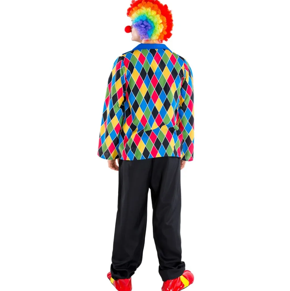 tectake® Herrenkostüm Clown Oleg