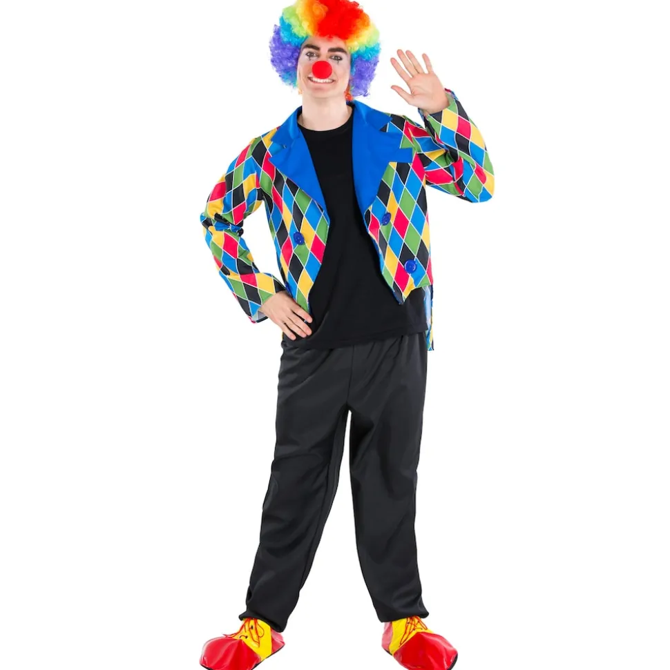 tectake® Herrenkostüm Clown Oleg