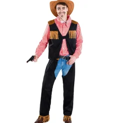 tectake® Herrenkostüm Cowboy Matthew