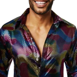tectake® Herrenkostüm Disco King