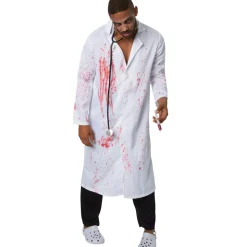 tectake® Herrenkostüm Gruseliger Zombie Doktor