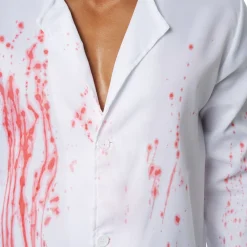 tectake® Herrenkostüm Gruseliger Zombie Doktor