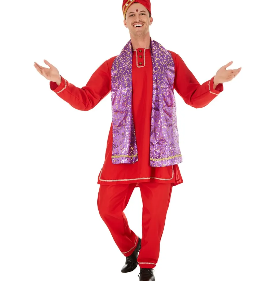 tectake® Herrenkostüm Inder