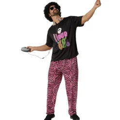 tectake® Herrenkostüm Jogger I love 80´s