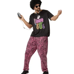 tectake® Herrenkostüm Jogger I love 80´s