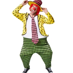 tectake® Herrenkostüm opulenter Clown Pepe