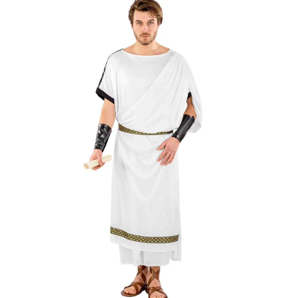 tectake® Herrenkostüm römische Toga