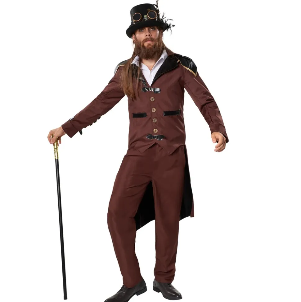 tectake® Herrenkostüm Steampunk Graf