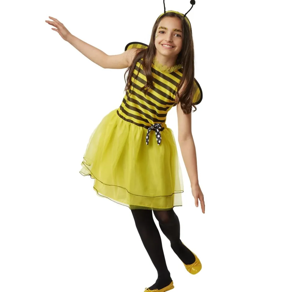 tectake® Kinderkostüm Kleine Biene Caroline