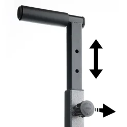 tectake® Kraftstation, mit Butterfly-, Beinstrecker- und höhenverstellbarem Butterflymodul, gepolstert mit Kunstlederbezug, 160 x 98 x 203 cm