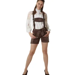 tectake® Lederhose Jessie