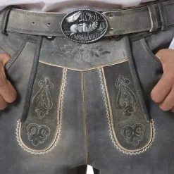 tectake® Lederhose Joshua