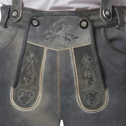 tectake® Lederhose Joshua