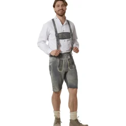 tectake® Lederhose Joshua