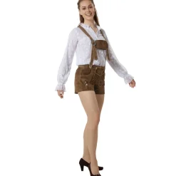tectake® Lederhose Josie