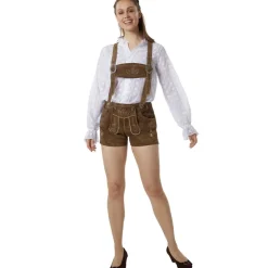 tectake® Lederhose Josie
