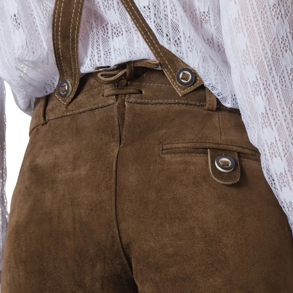 tectake® Lederhose Josie