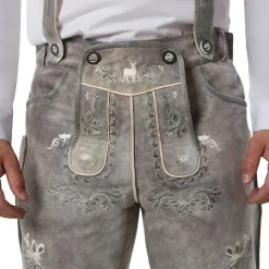 tectake® Lederhose Marlon