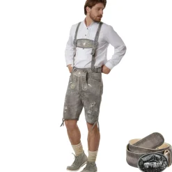 tectake® Lederhose Marlon