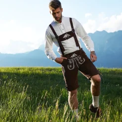 tectake® Lederhose Vogelsang