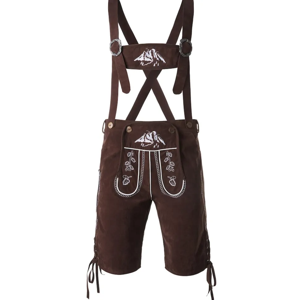tectake® Lederhose Vogelsang