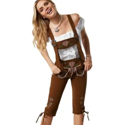 tectake® Lederhose Walchensee