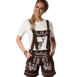 tectake® Lederhose Weißensee