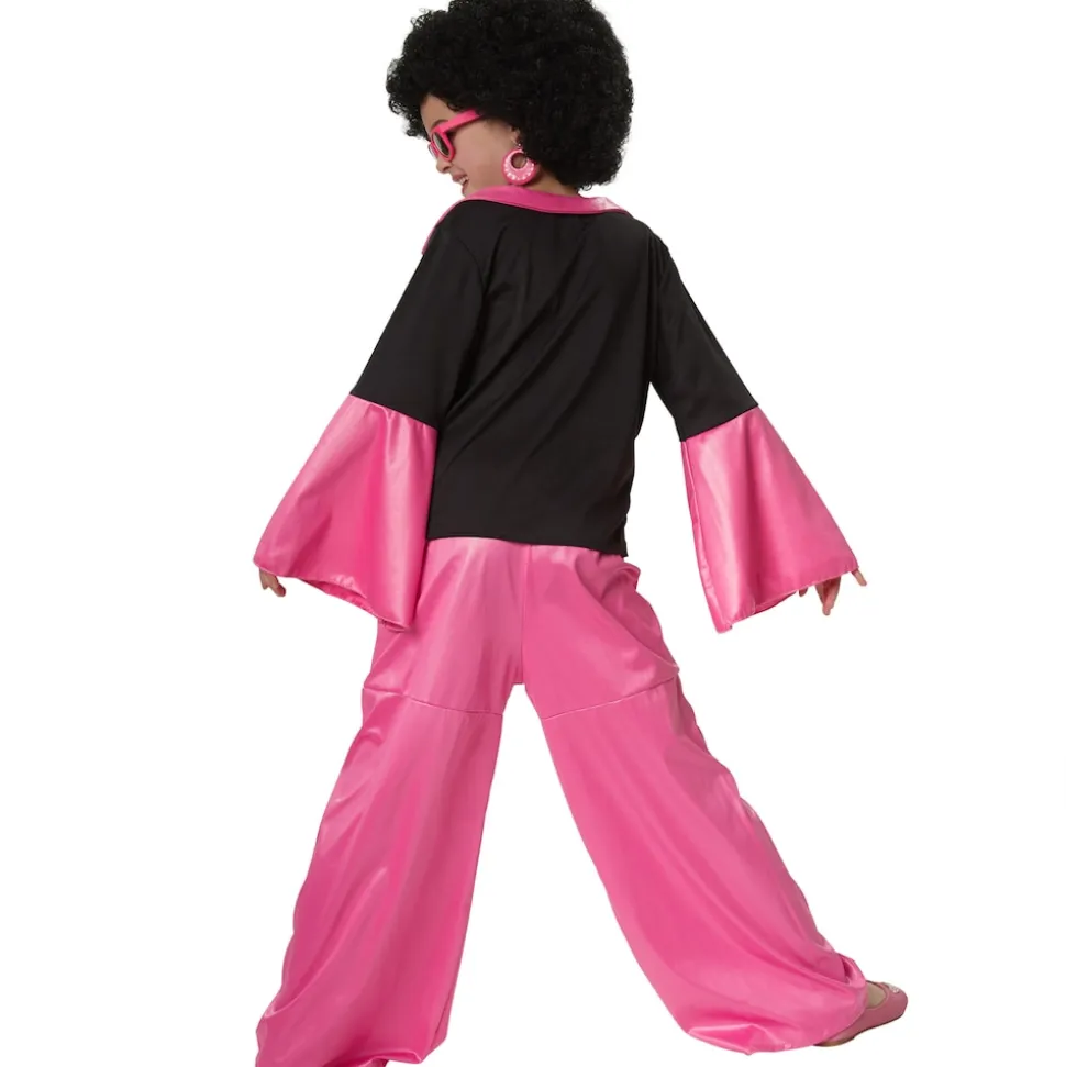 tectake® Mädchenkostüm Groovy Disco Girl