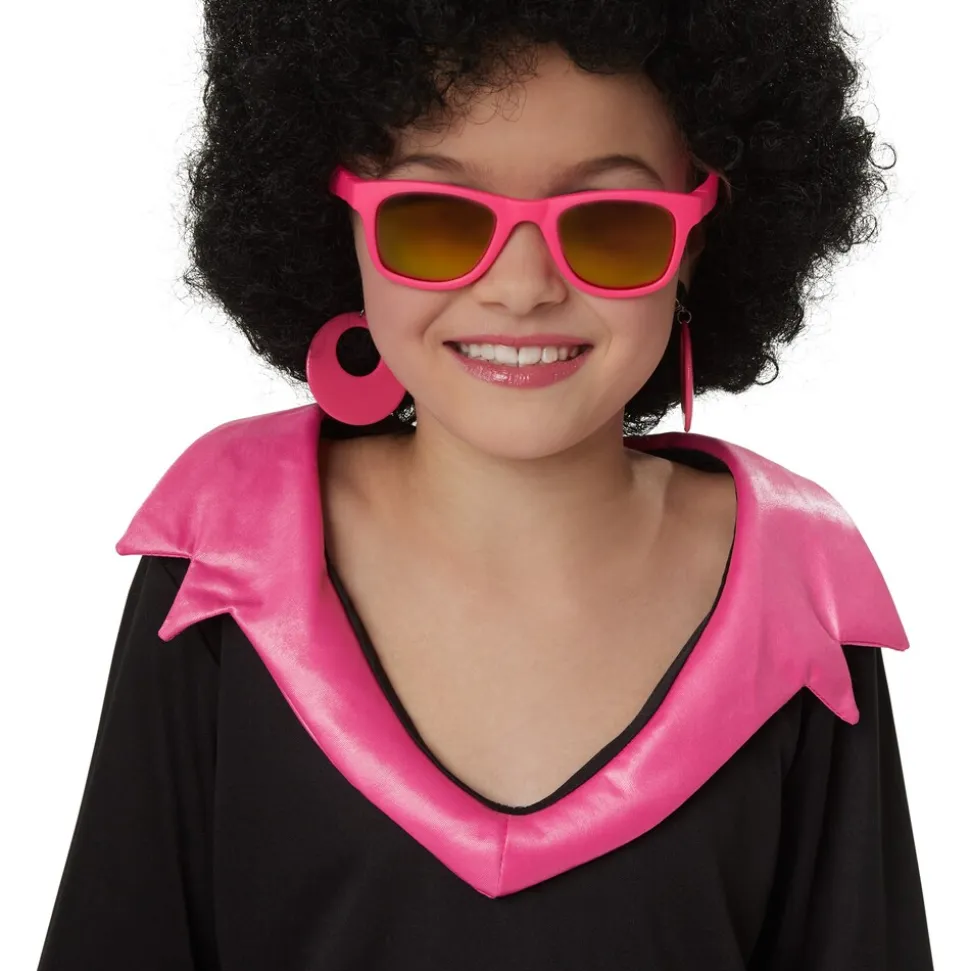 tectake® Mädchenkostüm Groovy Disco Girl