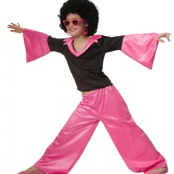 tectake® Mädchenkostüm Groovy Disco Girl