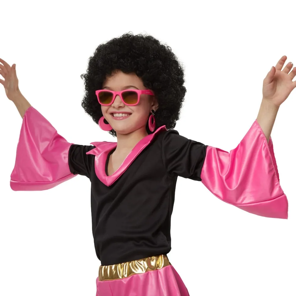tectake® Mädchenkostüm Groovy Disco Girl