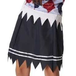tectake® Mädchenkostüm gruseliges Zombie Schulmädchen
